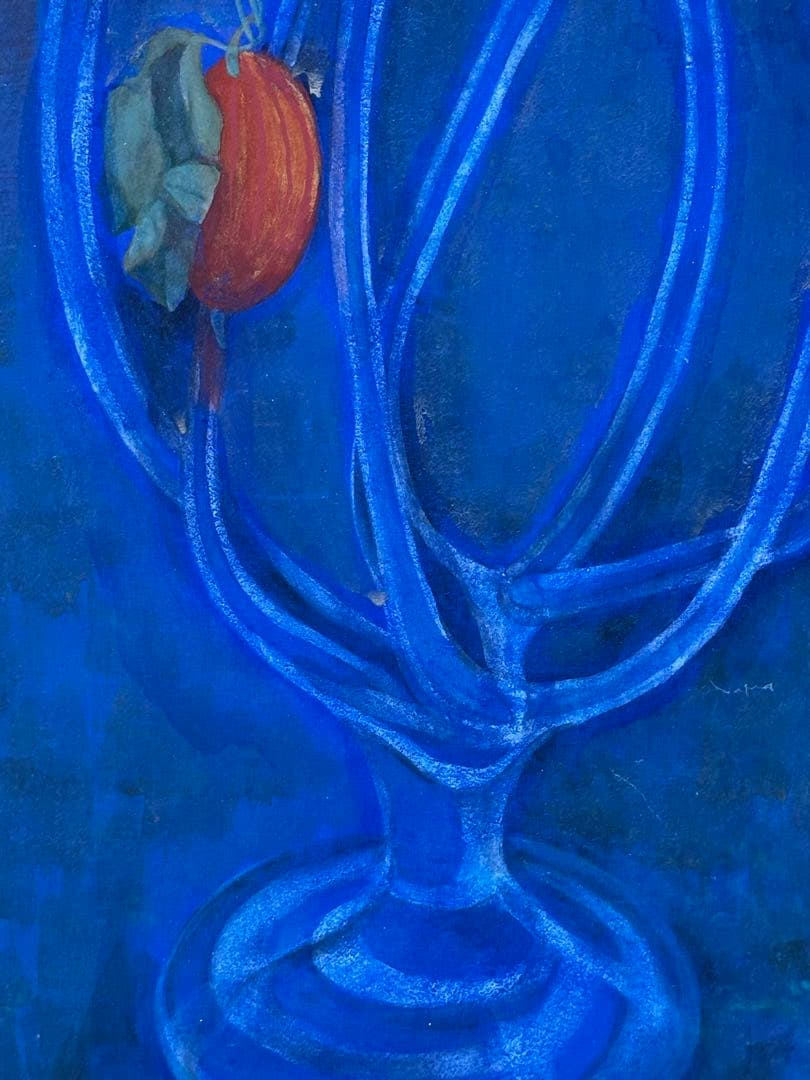 貴重M10号額縁 果物と植物の静物画 日本画 静物画 美術品 ア-ト