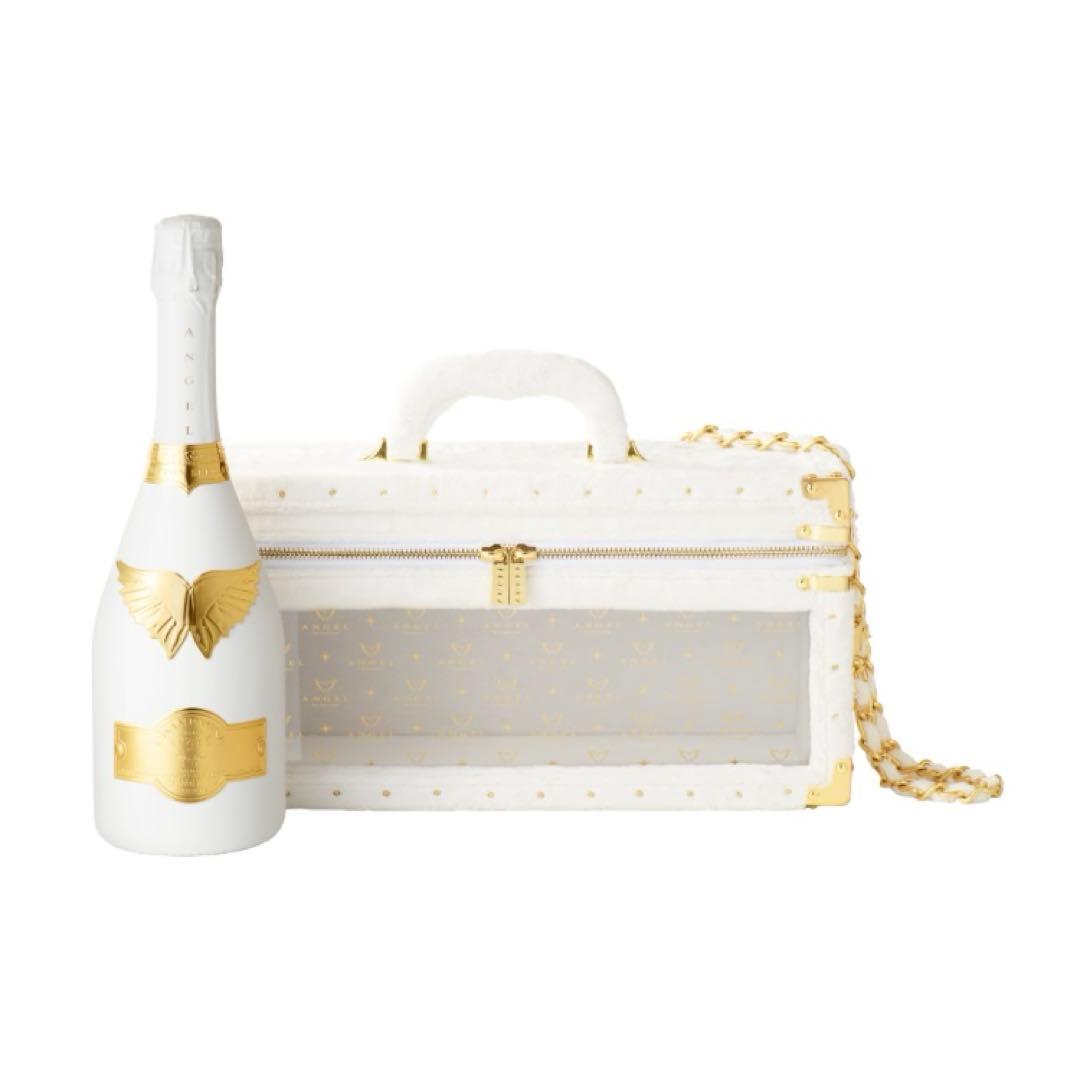 エンジェル シャンパン ホリデーエディション ファー ジップ ゴールド