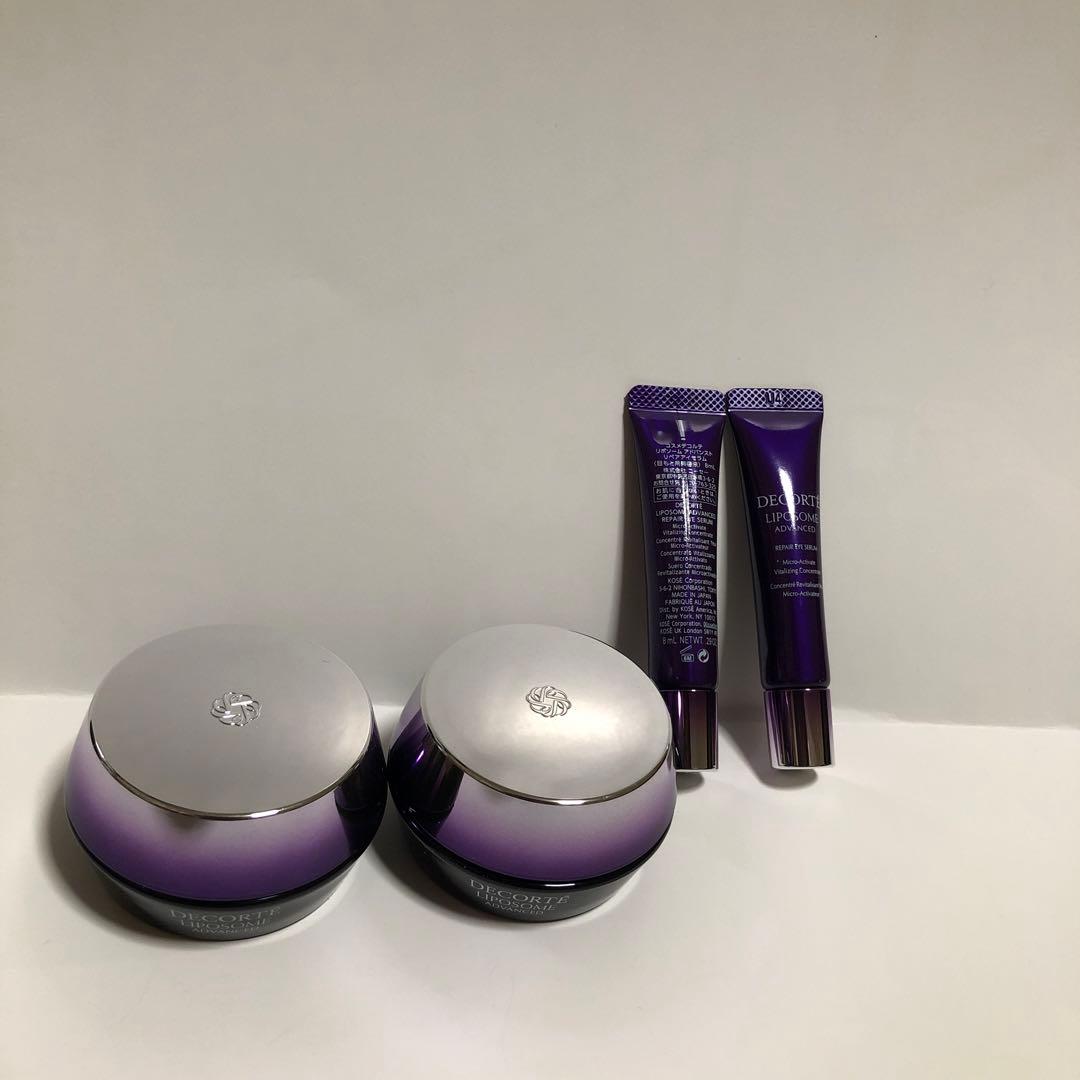 DECORTE リポソーム アドバンスド リペアクリーム　アイセラム　各２セット リポソーム アドバンスト リペアアイセラム / コスメデコルテ(目元美容
