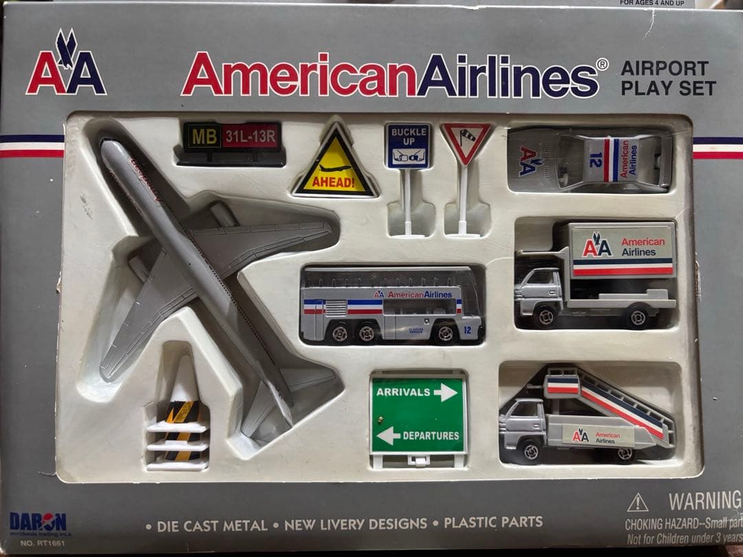 航空機・ヘリコプター American Airlines Airport play set