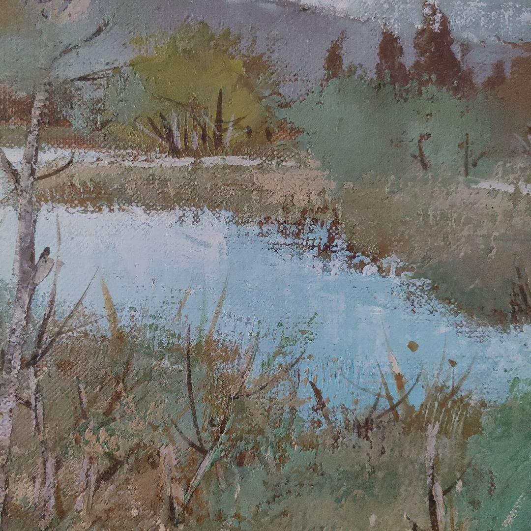 寺山玲 油彩画 F6号『信州 更埴』 - メルカリ