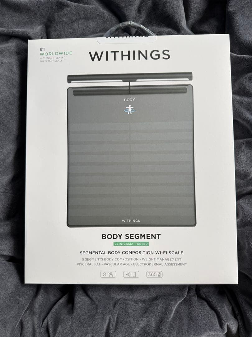 WITHINGS BODY SEGMENT 体組成計 身体の部位ごとの脂肪量や筋肉量を測定できるWithings最上位機種の体