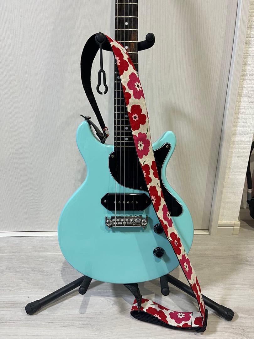 harley benton レスポールジュニア　ブルー 新品】harley benton DC-Junior Pelham Blue 改 ぼっち・ざ・ろっく