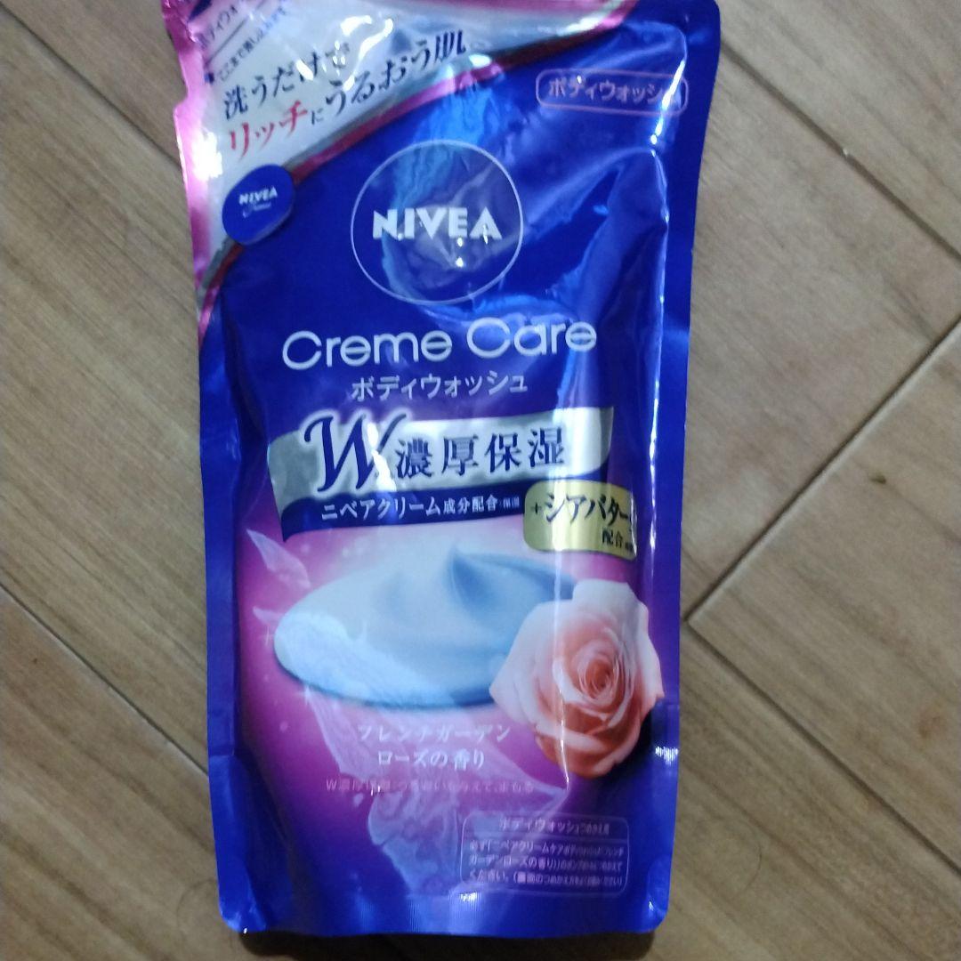 ニベア クリームケア ボディウォッシュ フレンチガーデンローズの香り つめかえ…