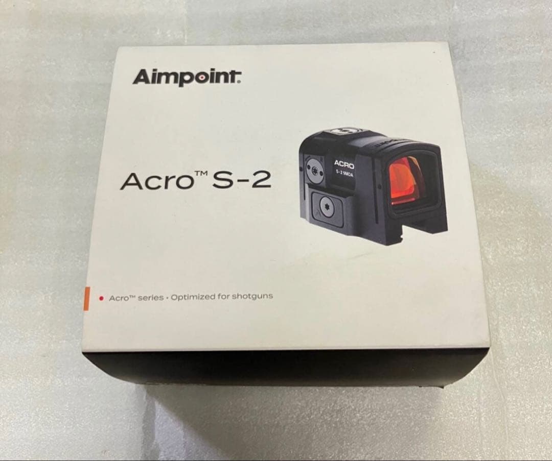 実物 AIMPOINTドットサイトACRO S-2正規品 acro s2 ダット Aimpoint] ACRO P-2 BK ダットサイト 実物 (中古)の販売ページ