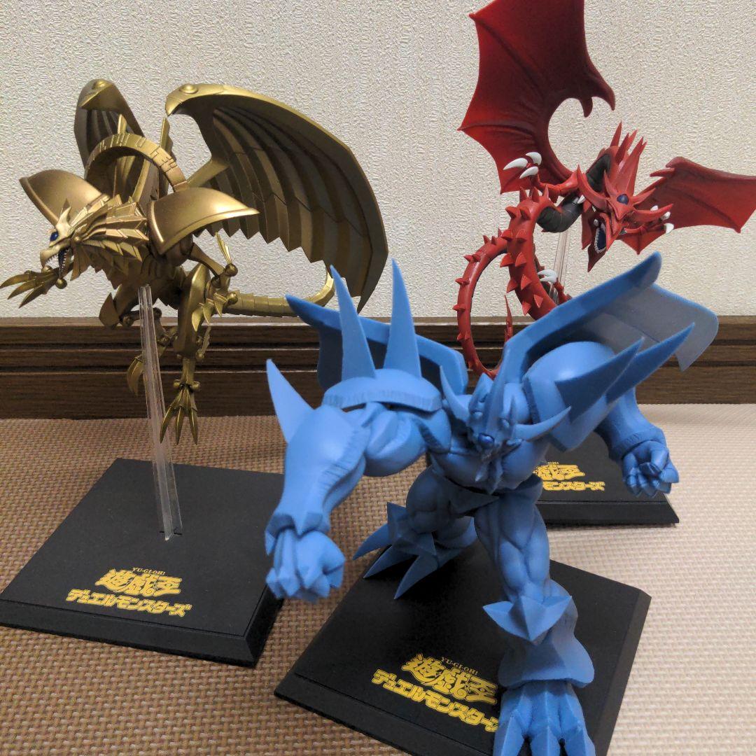 遊戯王 三幻神 フィギュア オシリス ラー オベリスク 3点セット 美品