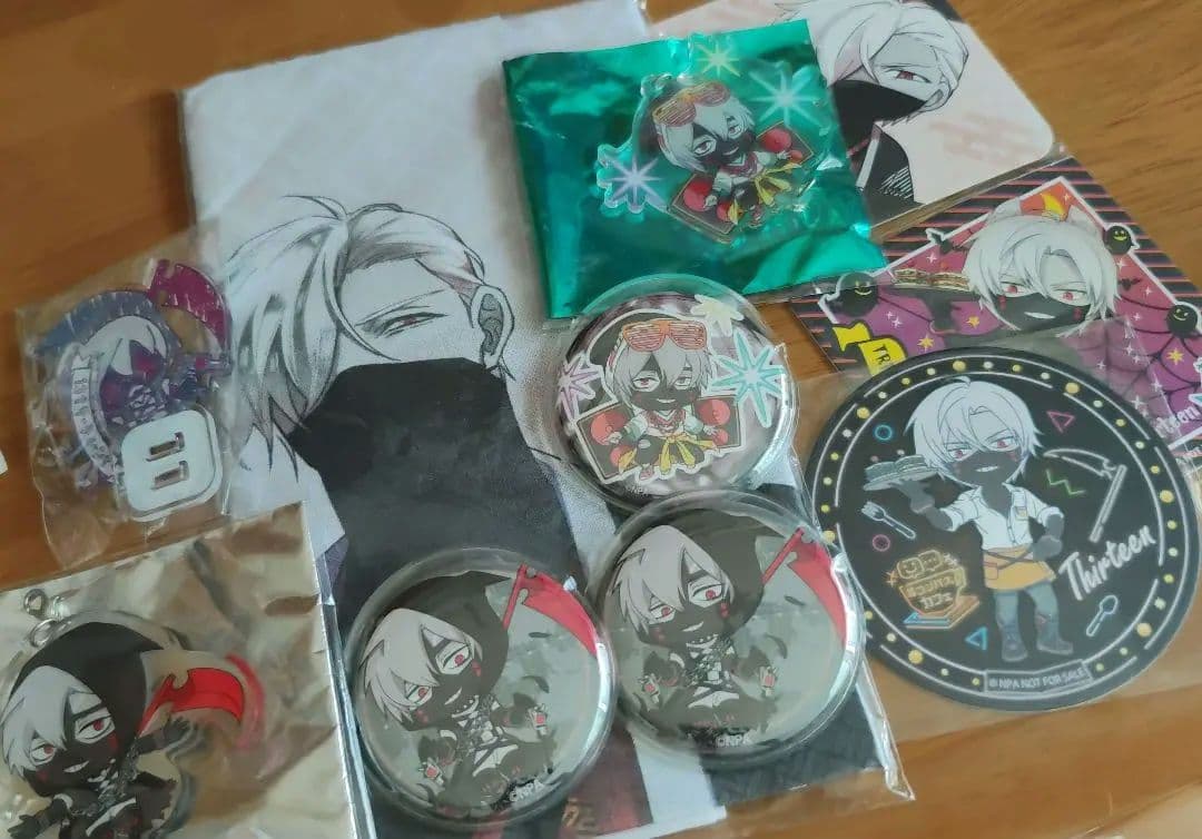 サーティーン キャラクターグッズセット缶バッジ・アクリル等コンパス13詰め合わせ
