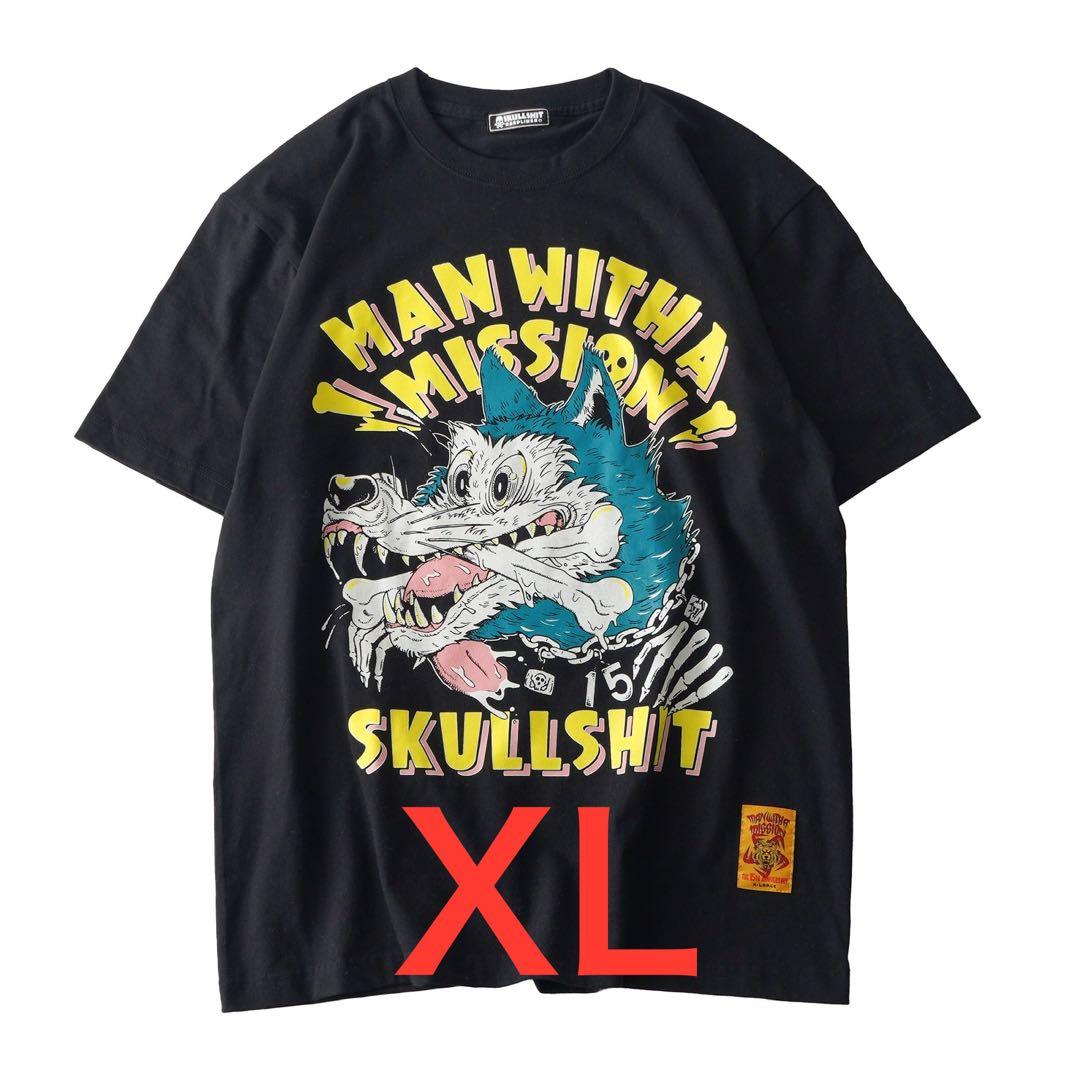 マンウィズ 半袖 SKULL SHIT コラボ 15周年記念グッズ XL マンウィズアミッション × スカルシット』15周年限定コラボTシャツ再