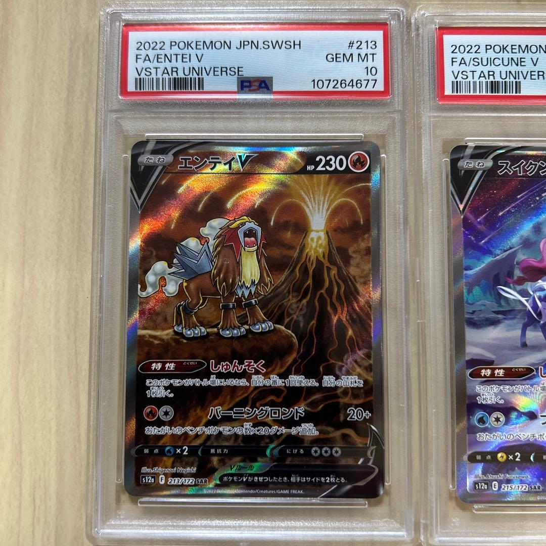 エンテイV SAR (213/172) [S12A] ※PSA10鑑定済 の通販・買取価格