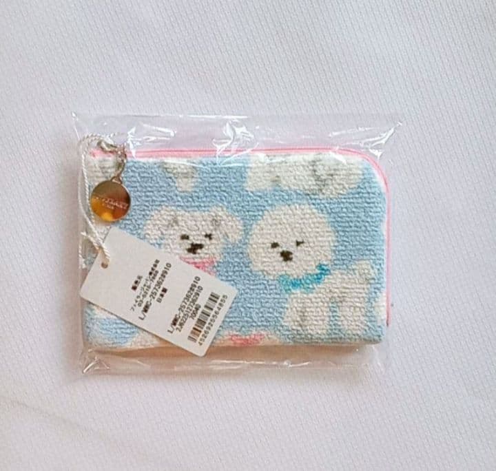 FEILER　フェイラー　ポーチ　モフモフワンチャン　新品　未使用　L字