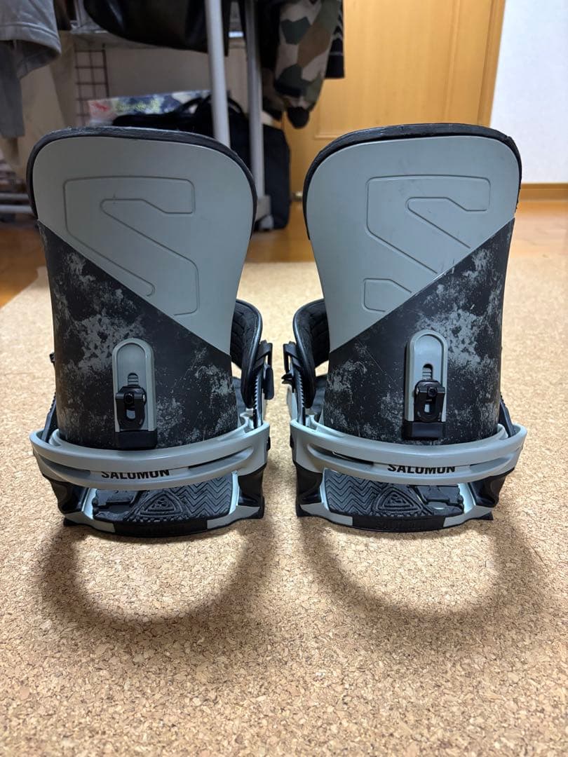 SALOMON スノーボード ビンディング グレー/ブラック/サイズL