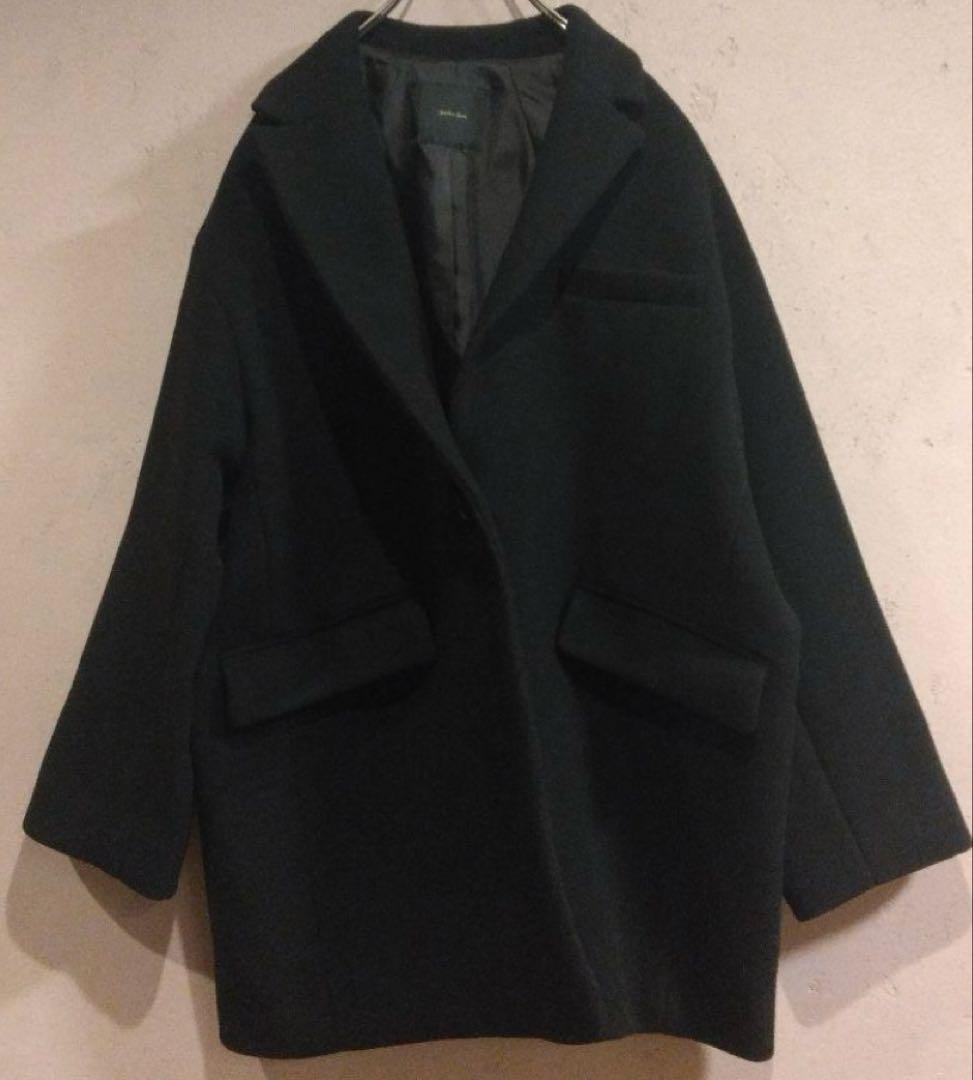 Spick and Span サイズ36 モッサジャケットライクコート 黒