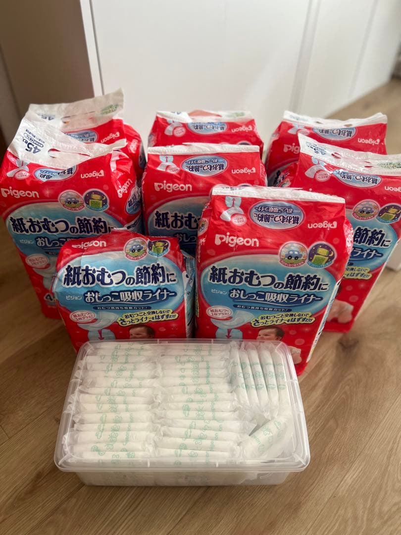 Pigeon（ピジョン） おしっこ吸収ライナー 7パック 45枚入り＋64枚