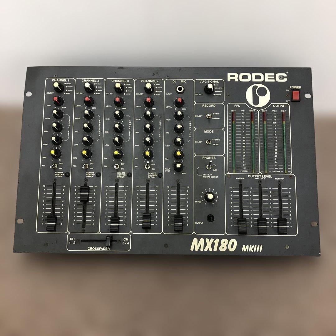 RODEC MX180 MKIII アナログDJミキサー - メルカリ