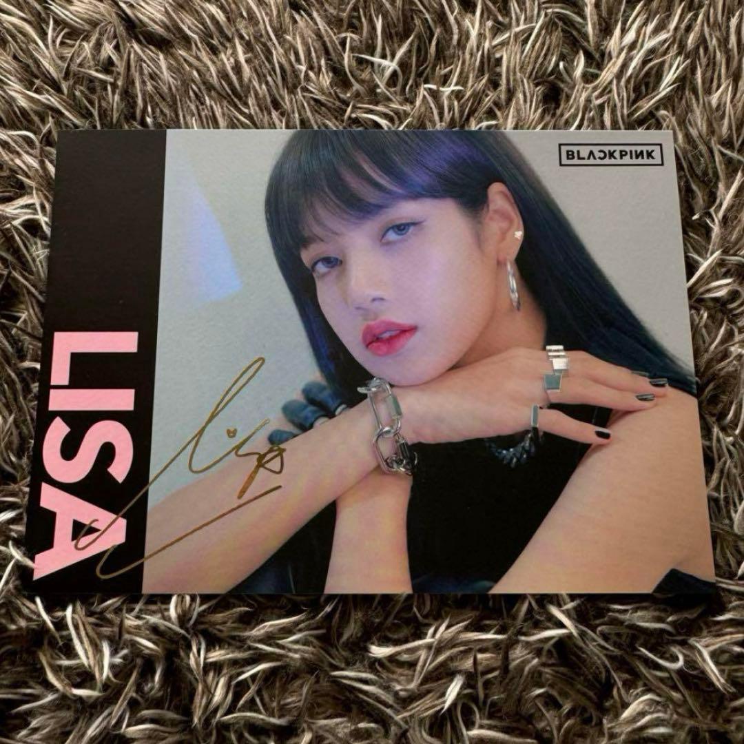 blackpink lisa リサ 公式ファンクラブ限定ポストカード - メルカリ