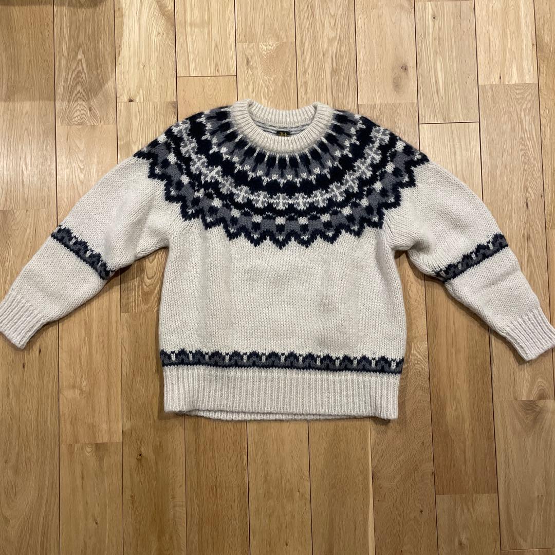 BATONER ノルディック柄　ニット サイズ2 レディース
