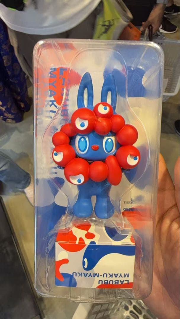 大阪関西万博限定★LABUBU MYAKU-MYAKU★ストラップ付フィギュア