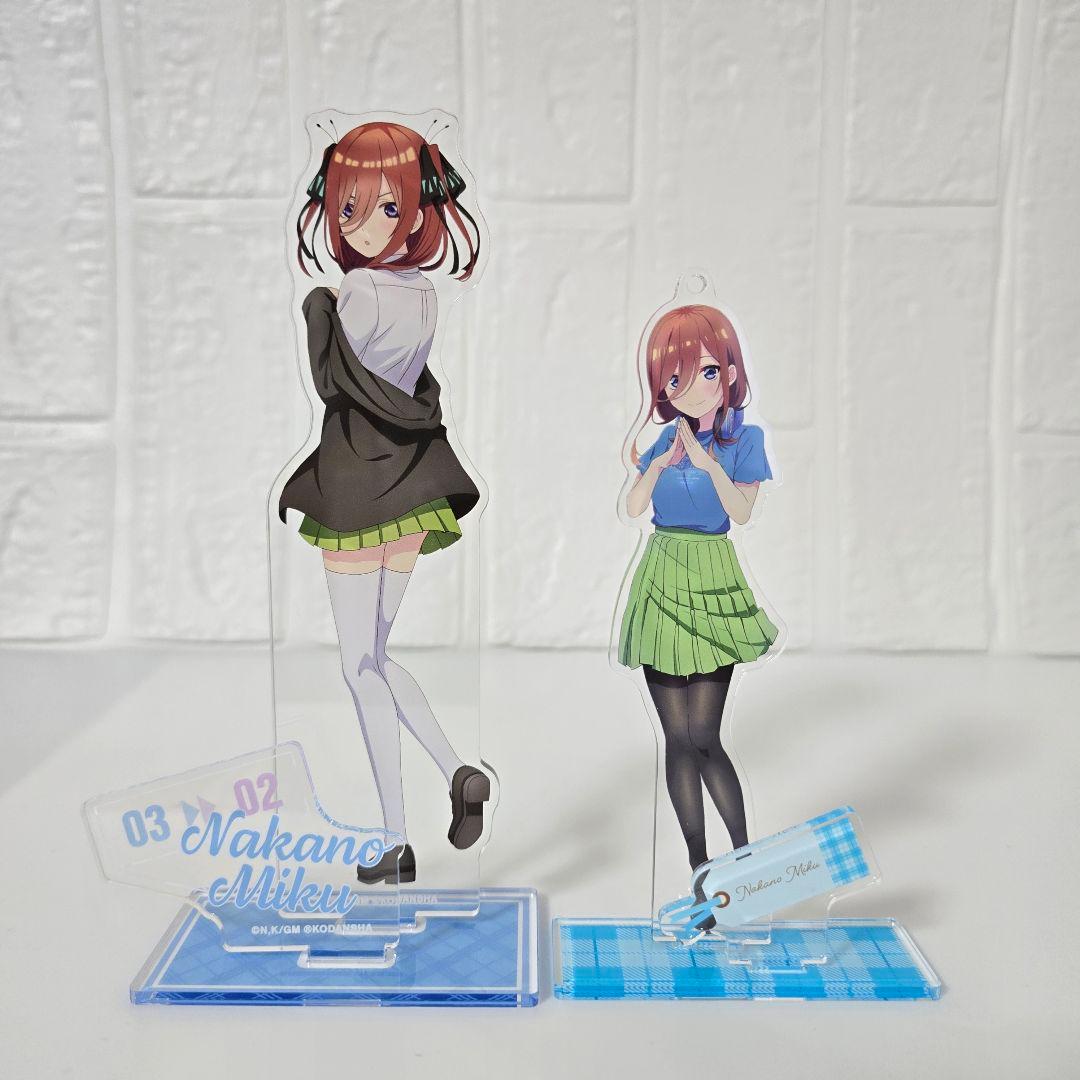 匿名】五等分の花嫁 中野三玖 アクリルスタンド まとめ売り - メルカリ