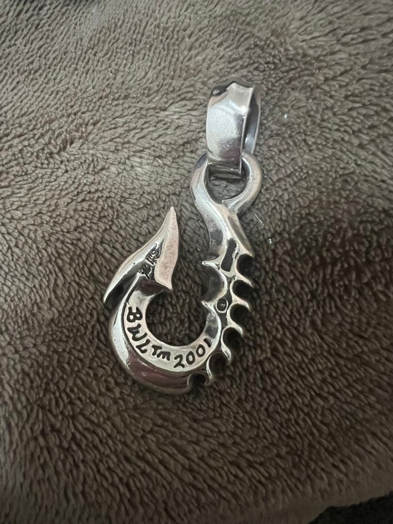 ビルウォール　billwallleather チャーム　925 フィッシュフック