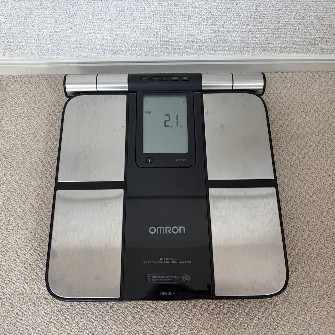 オムロン　体重体組成計　カラダスキャン　HBF-702T BK