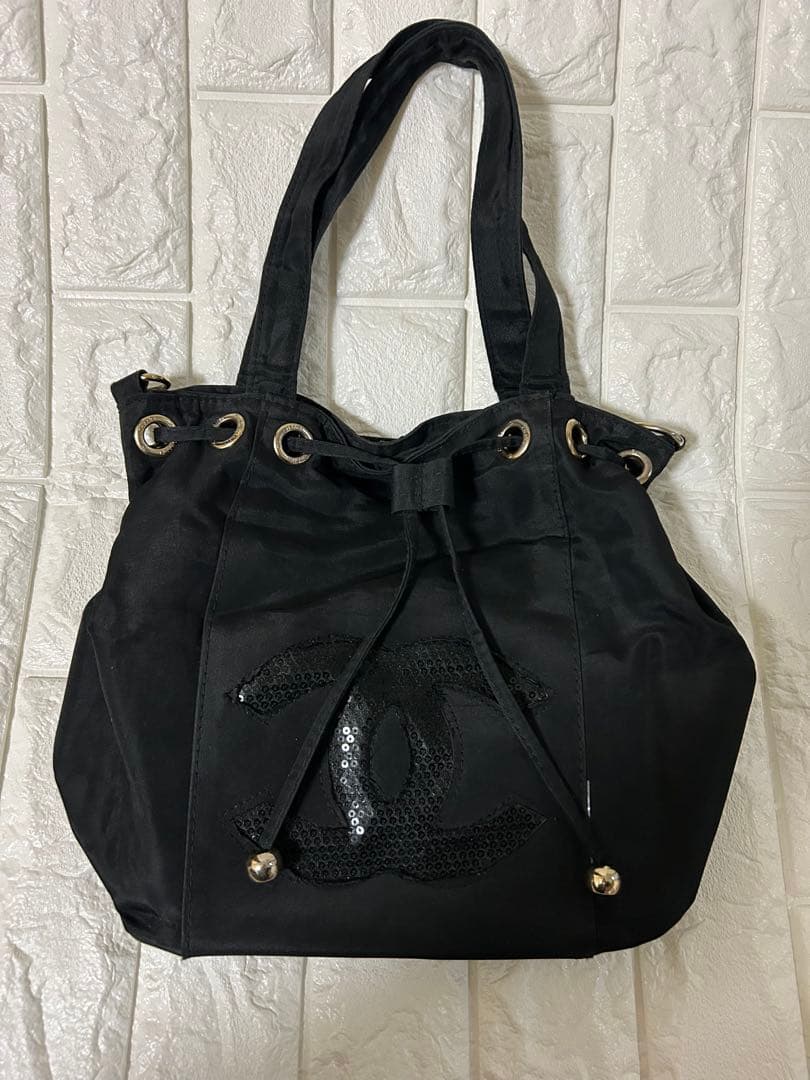 シャネル　激レア　ノベルティバッグ　巾着　CHANEL 難あり