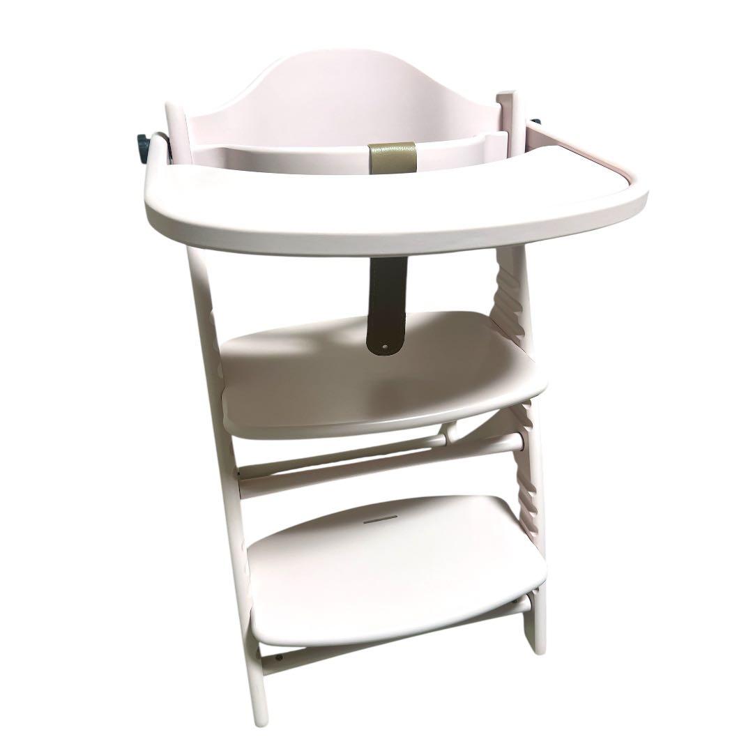 ☆新品同様☆　大和屋　アッフルチェア　ミルキーピンク　美品　送料無料　ベビー