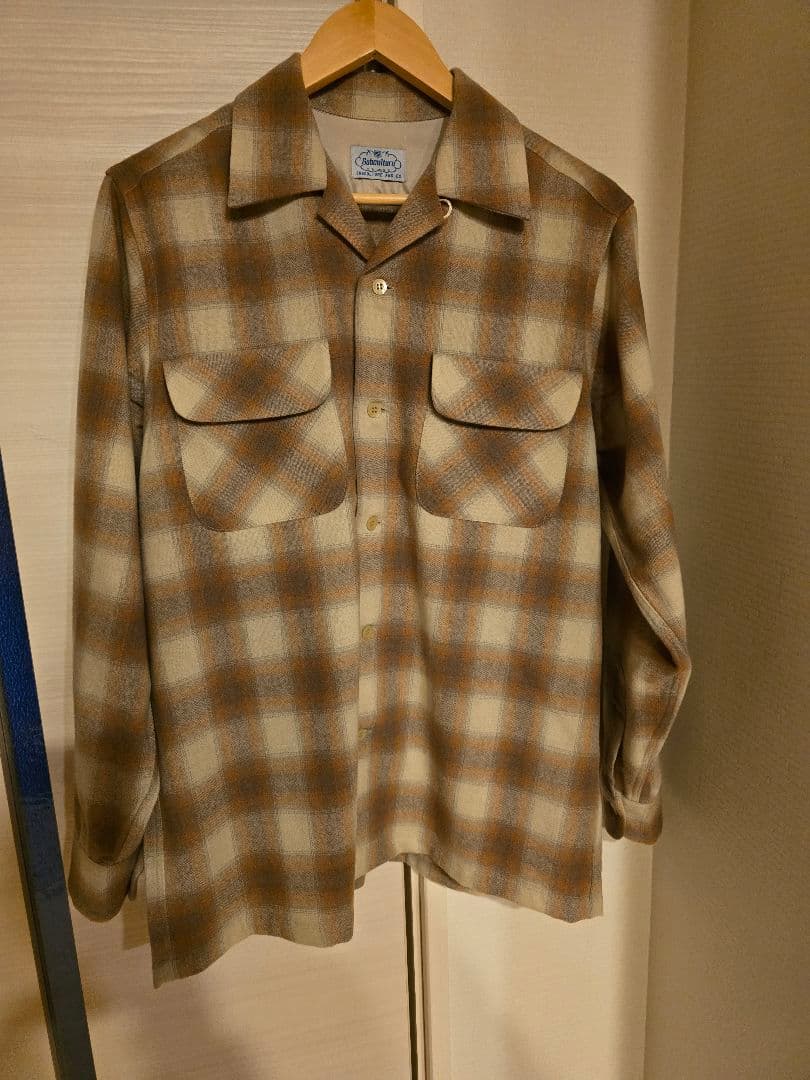 SUBCULTURE WOOL CHECK SHIRT / ORANGE - メルカリ