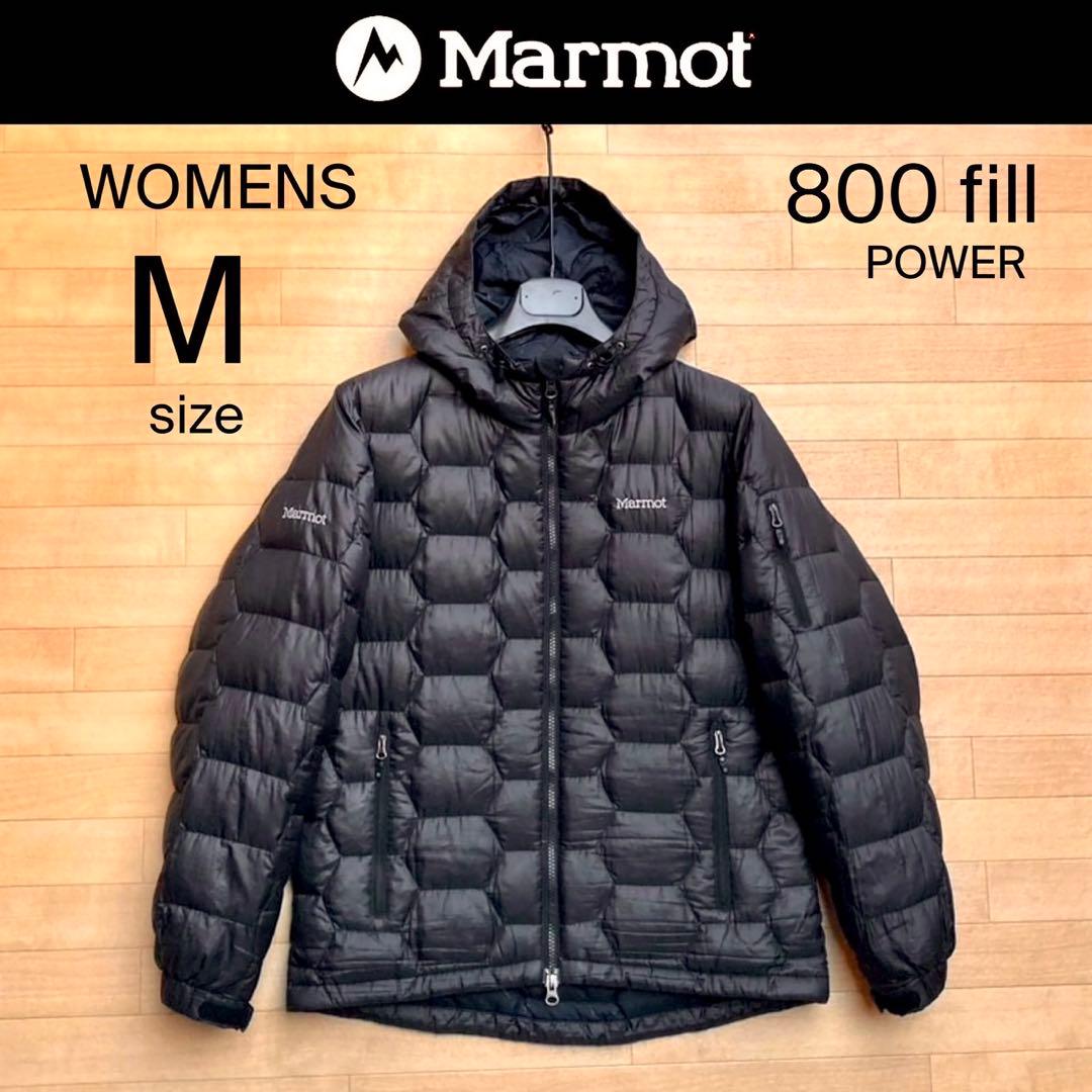 Marmot ダウンジャケット ダウンパーカ M マーモット 黒 ダウン