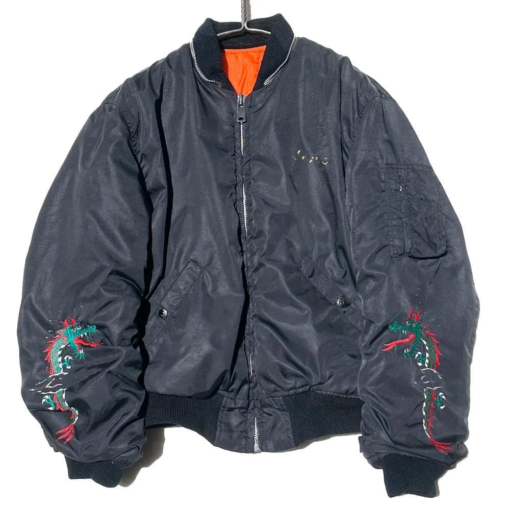 り*る様 【雰囲気】70S ナイロンシェル スーベニアジャケット