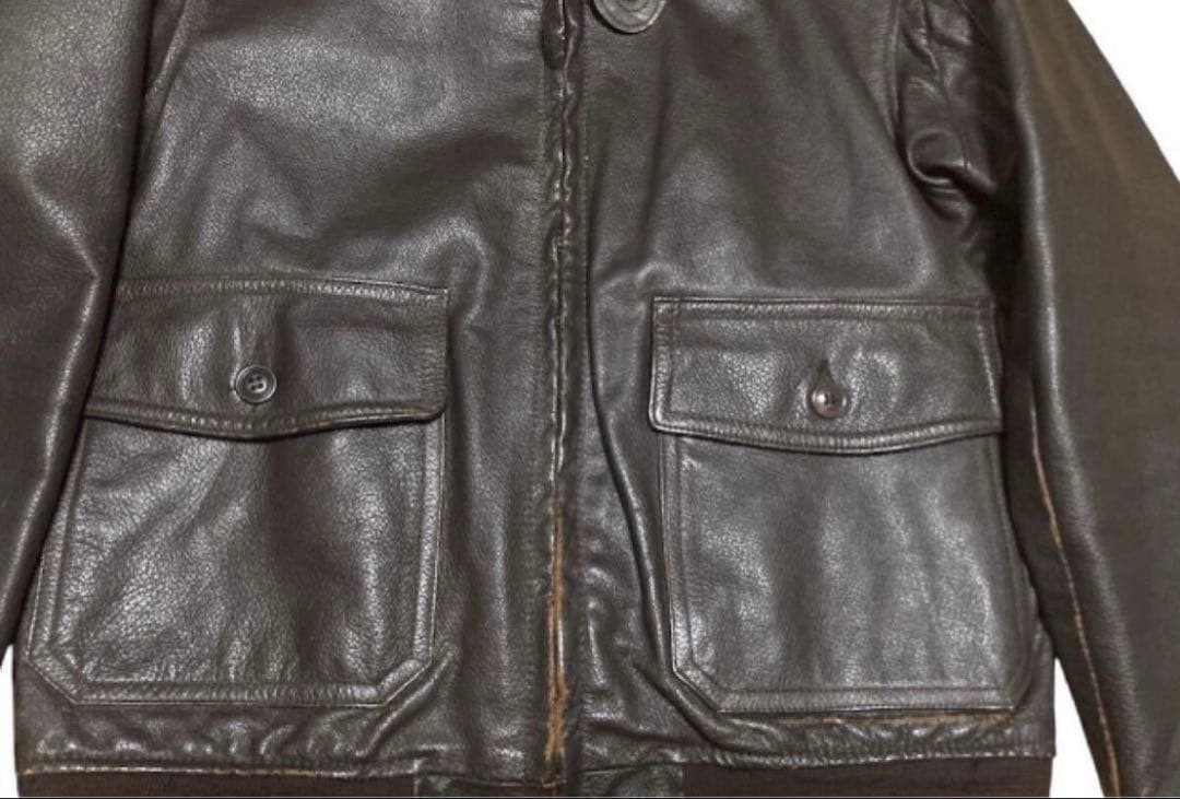 【80s】 U.S.NAVY G-1 フライトジャケット 38 実物