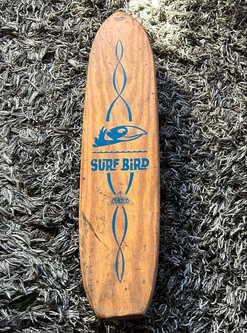 NASH ナッシュ スケートボード SURF BIRD ブルー ビンテージ