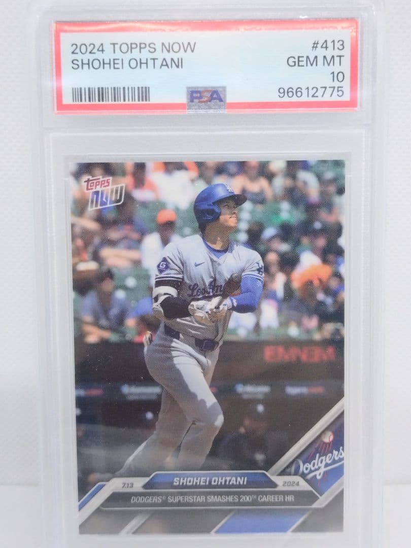 大谷翔平2024 TOPPS NOW GEM MINT PSA 10 ドジャース