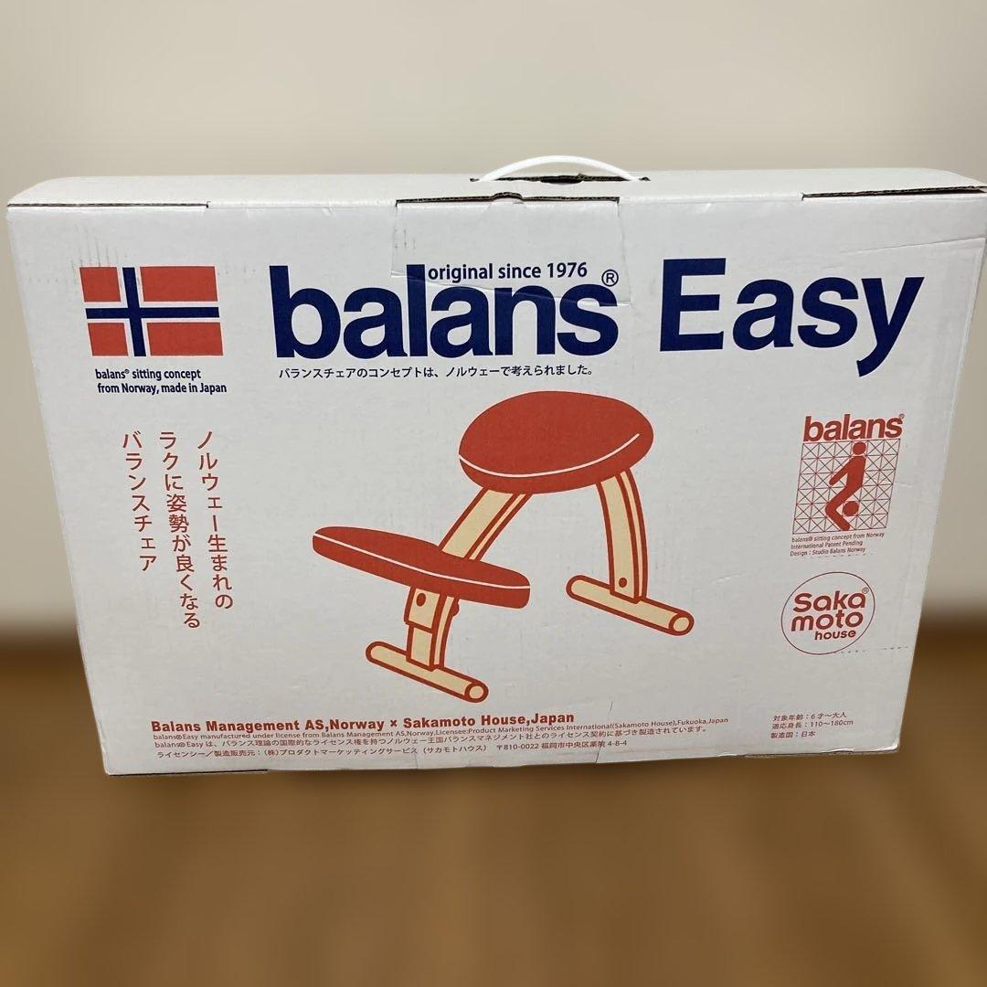 箱・説明書付】バランスチェア・イージー ノルウェー設計 姿勢改善 坂本ハウス