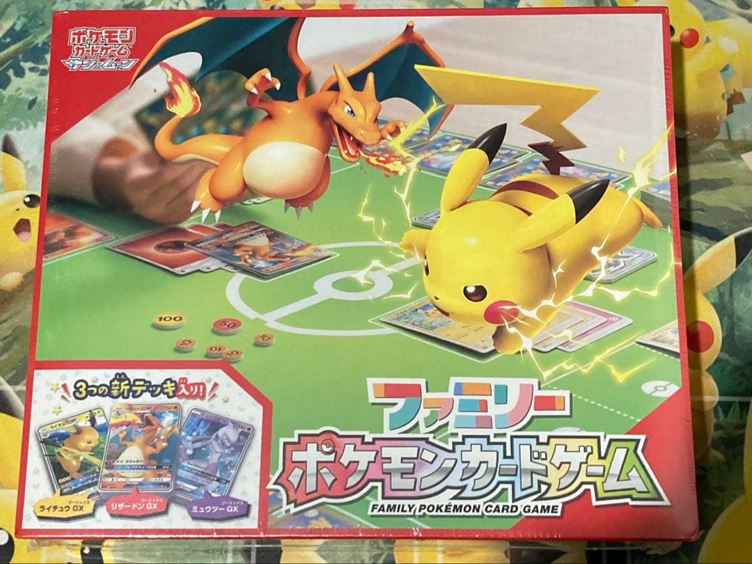 ファミリーポケモンカードゲーム　未開封　シュリンク付き ポケモンカードゲーム 【シュリンク付き】ポケモンカードゲーム MEGA