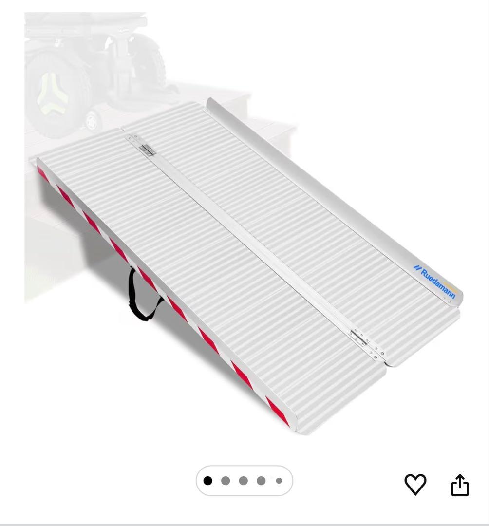 Ruedamann アルミスロープ長さ157cm*幅85cm 耐荷重400kg