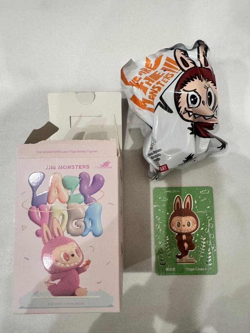 正規品POPMART labubu THE MONSTERS Lazy Yoga POP MART（ポップマート） 正規品 即納 POPMART THE MONSTERS Lazy