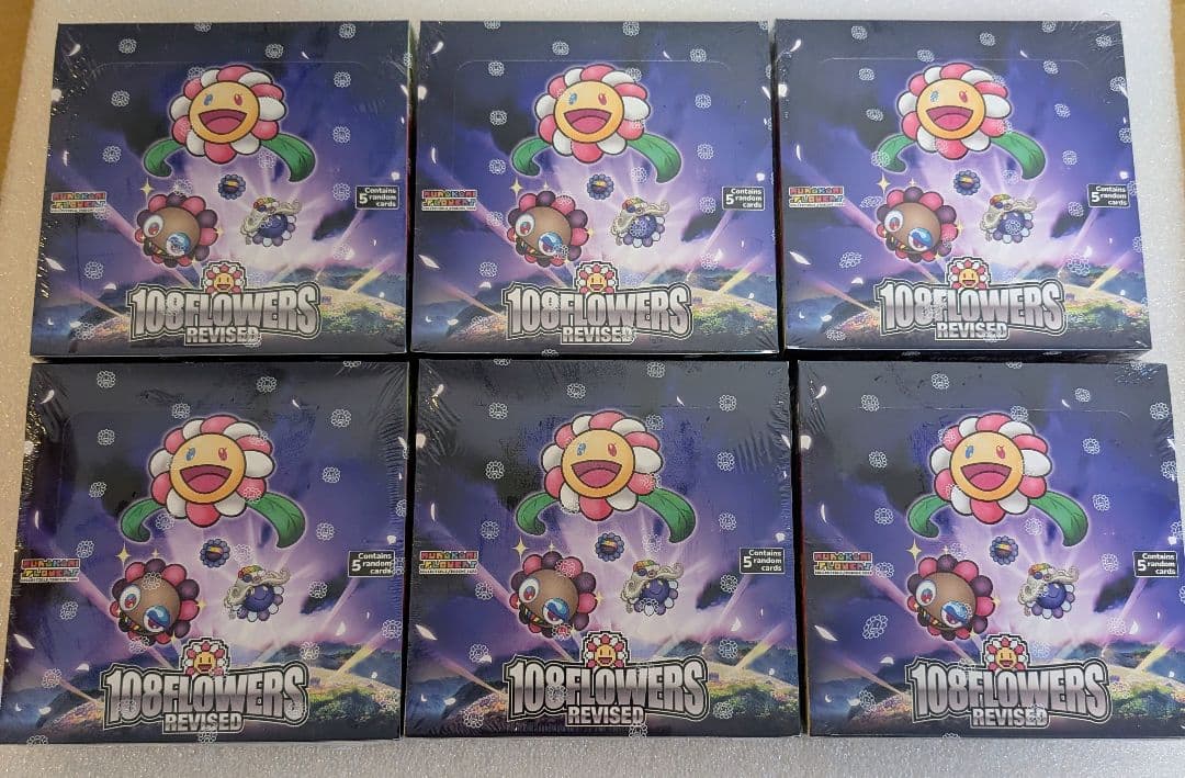 ★村上隆★英語版 ムラカミフラワーズ 108 フラワーズ 新品 6BOX+プロモ pd_08b790dcbb4773735f2921af2d0
