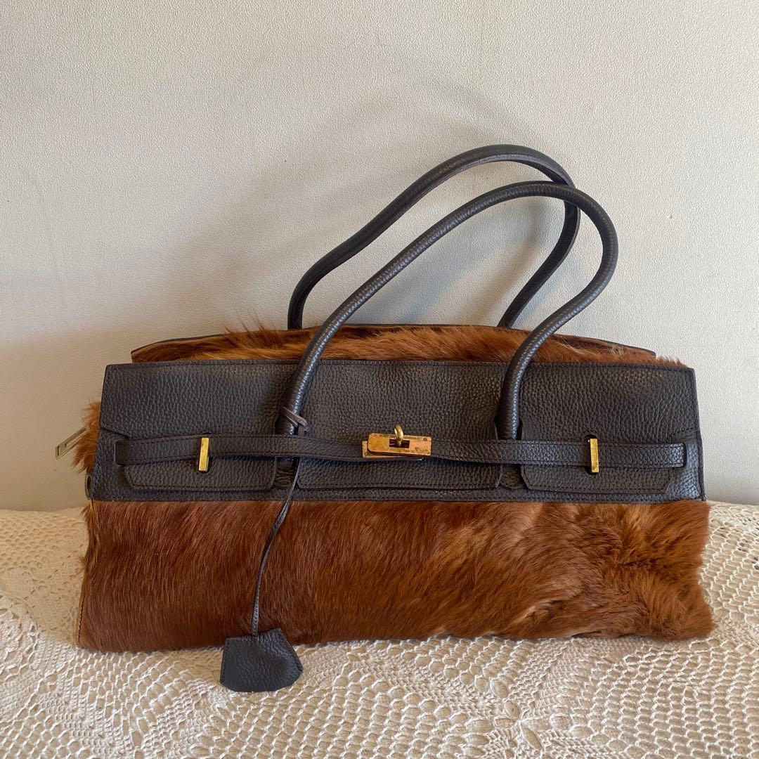 ミハラヤスヒロMIHARAYASUHIROハラコバック　レザー