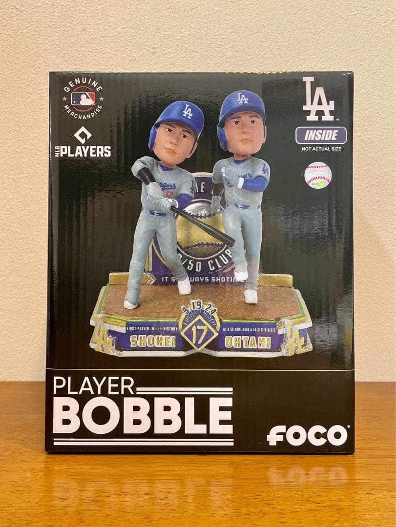 大谷翔平 2024年 FOCO 50/50 ボブルヘッド ドジャース - メルカリ