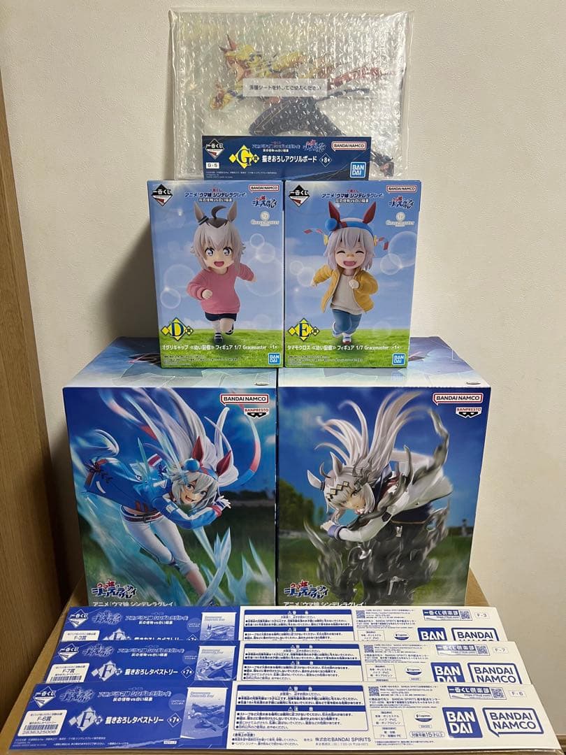 【新品未使用】一番くじ ウマ娘 オグリキャップ タマモクロス 幼少期 フィギュア オグリキャップ＆タマモクロスのフィギュア公開！「一番くじ ウマ娘 3