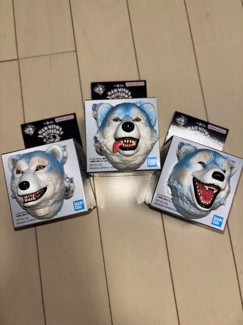 マンウィズ MWAM 一番くじ H賞 MWAM フェイスマグネット 3種 A賞は「MWAM