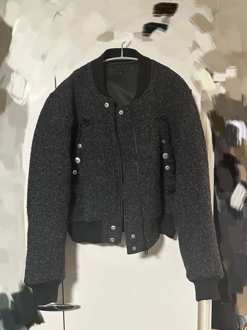 レア】Omar Afridi DOBBY BOMBER BLOUSON 46 - メルカリ