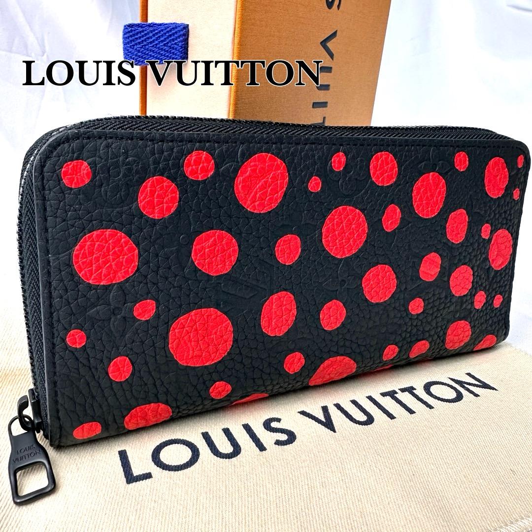 sara 長財布 ヴェルティカル 草間彌生 モノグラム 箱布袋付き