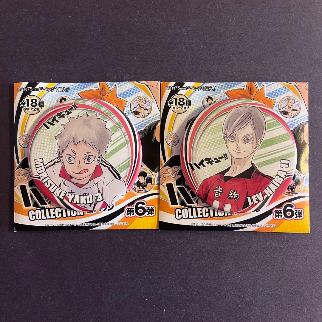 ハイキュー！！缶バッジ COLLECTION第6弾 夜久衛輔 灰羽リエーフ