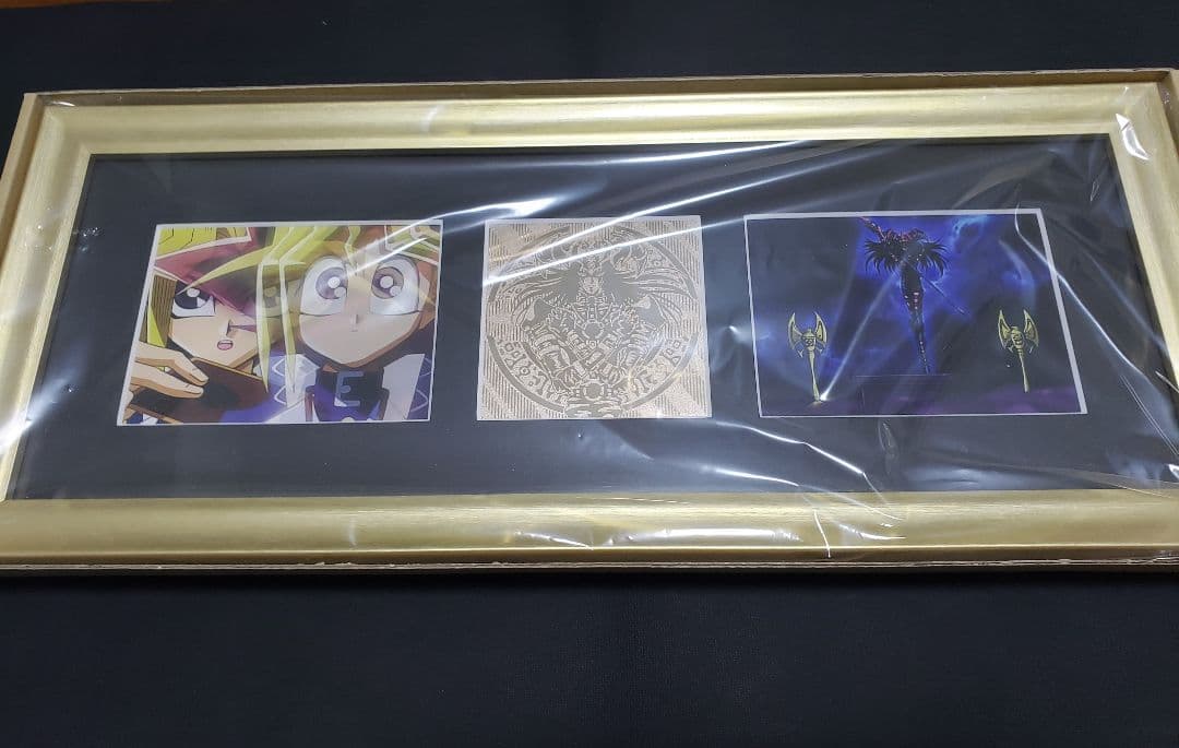 遊戯王ゴールドメタルプレート付キャラファイングラフ　マジシャンオブブラックカオス ゴールドメタルプレート付キャラファイングラフ バトルシティ編