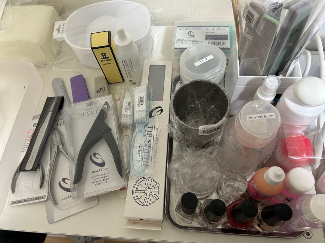 ネイル検定　三級ネイルアート用品セット バッグ付き