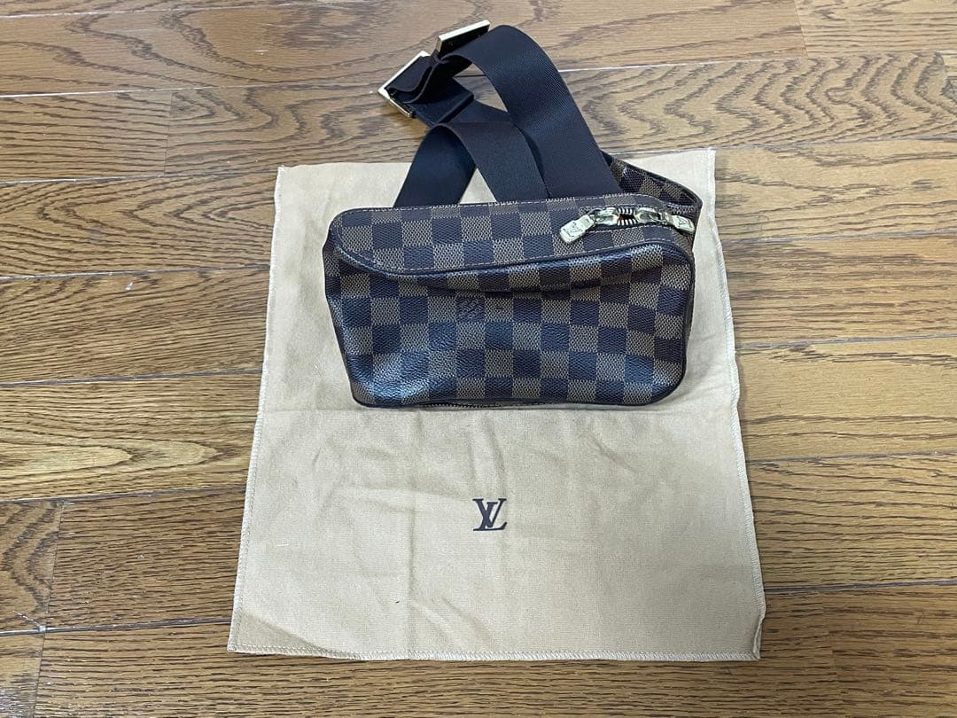 Louis Vuitton ダミエ ボディバッグ ルイヴィトン ボディバッグ メンズ パロディ風 LOUIS VUITTON ダミエ