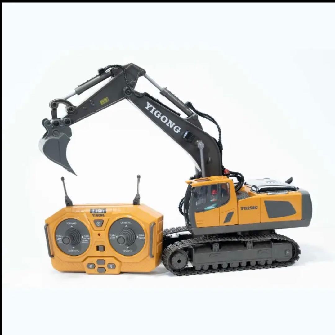 新品】YIGONG ラジコン ショベルカー 充電式 - メルカリ