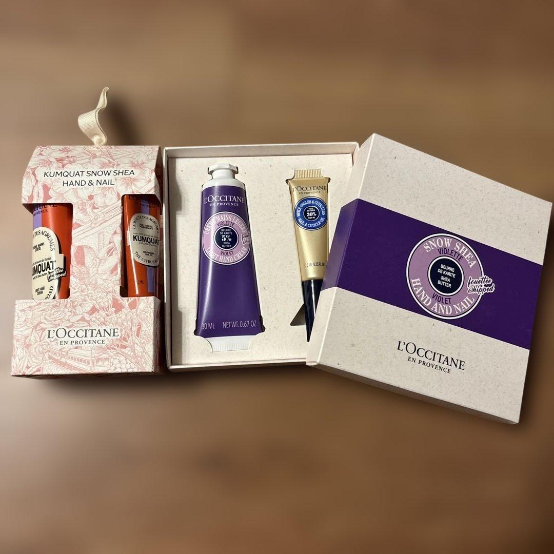 L'OCCITANE カムクアットスノーシア ハンド&ネイルセット2セット