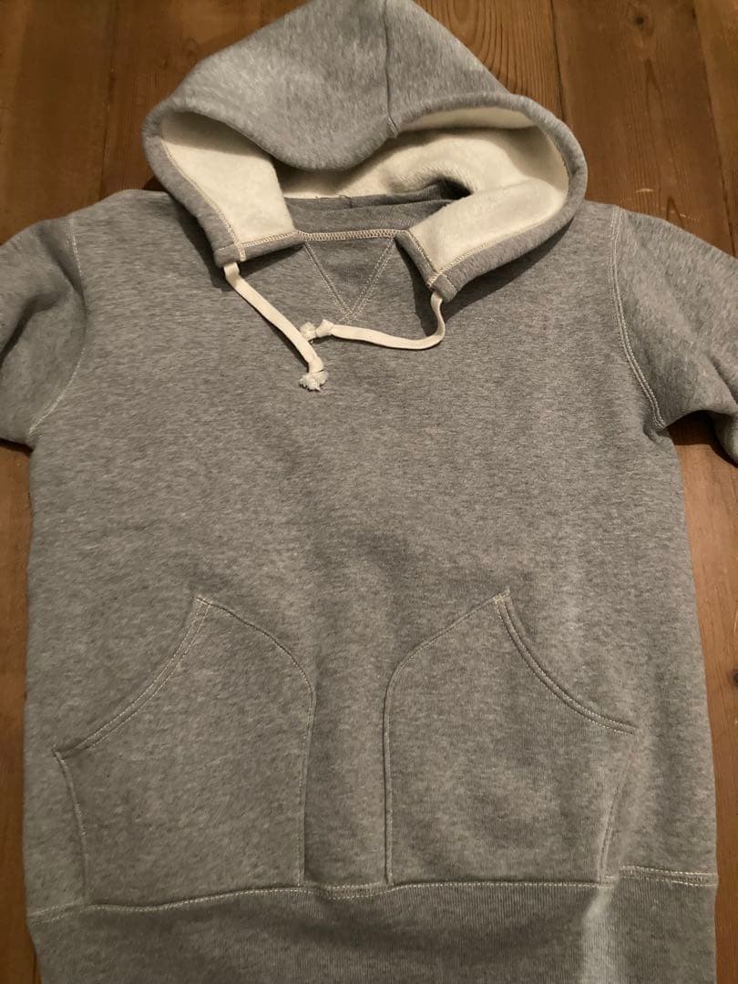 FREEWHEELERS Power Wear 後付けパーカー グレー　38